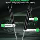 SCITOO Rear Pair Shock Absorbers Struts Compatible with 2012-2017 for Hyundai for Azera 2011-2014 for Sonata, 2014-2016 for Kia for Cadenza 2011-2016 for Optima, Replace 5646 Automotive Shocks