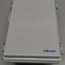 Waterproof Outdoor Project ABS Plastic Junction Box IP67 Weatherproof Dustproof Enclosure with Hinged Cover, Mounting Plate,Wall Brackets for Power Project (11"X7.5"X5.5")