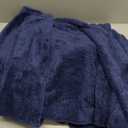 Men's Bathrobes with Hood, Soft Long Towel Robe for Men - Super Absorbent Quick Dry yet Warm (Large-X-Large, Navy Blue)