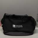 Duffel | Expandable Carry On Luggage Bag for Travel, Durable Construction, Quick Release Buckles, Gray, black straps