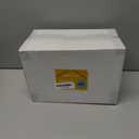 WELLIFE 100PCS White Plastic Dessert Plates and 100PCS Gold Disposable Forks, Premium Hard Dessert Plate 7.5, Appetizer Plastic Plates for Party and Wedding