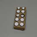 20PCS Push Button for Arcade Video Game Consele(10 White + 10 Black), 24mm × 16, 20mm × 4, Arcade DIY Parts