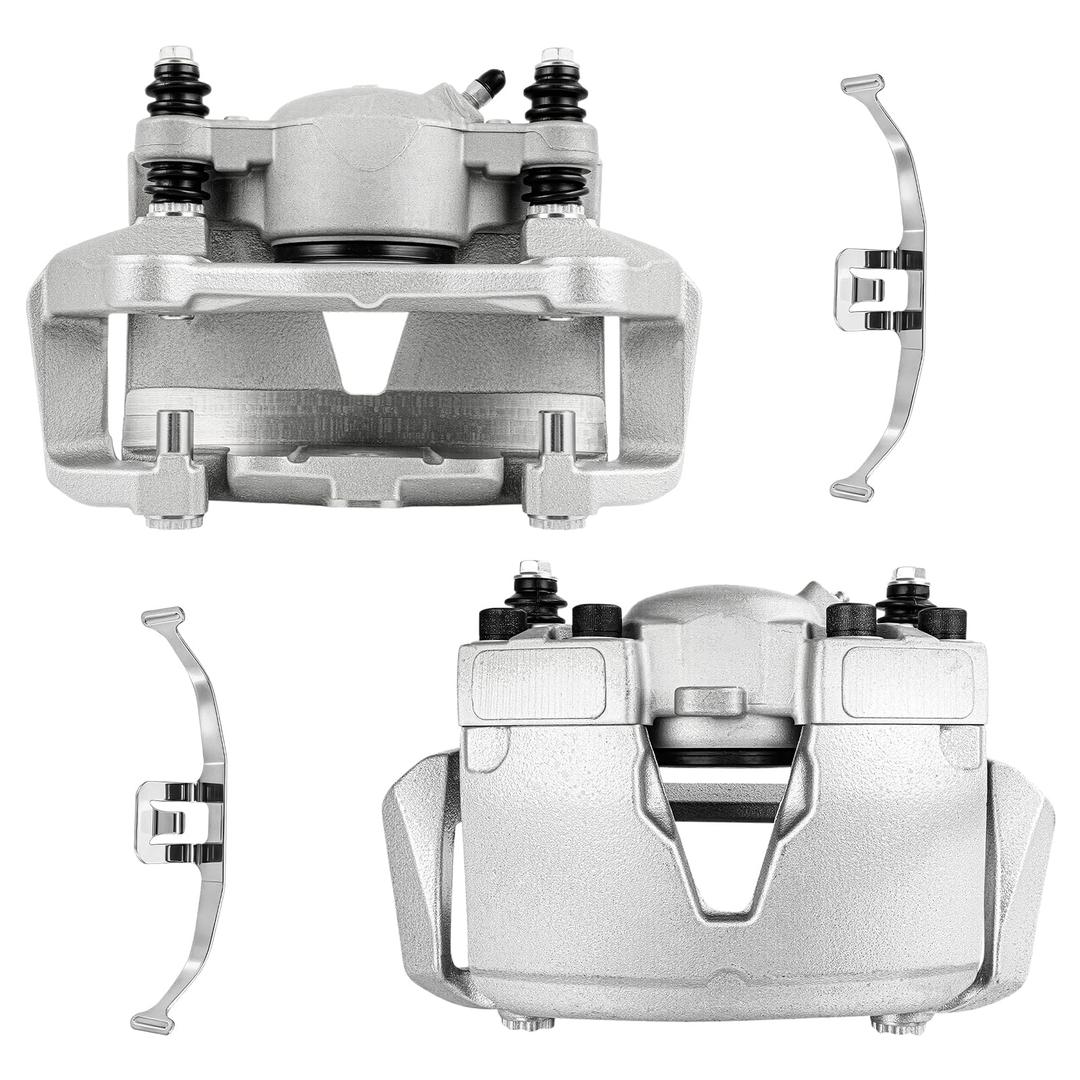 SCITOO 19B3646 19B3647 Front Left & Right Disc Brake Calipers w/Bracket For Audi For A4 2009 2013-2016,For Audi For A4 allroad 2013-2016,For Audi For A4 Quattro 2009 2013-2016,Single Piston