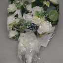 Serwalin ." Wedding Bouquet, White Bridal Bouquet, Sage Green Bride Bouquet for Wedding, Artificial Flowers Bouquets for Ceremony Anniversary