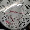 Taylor Precision Products Humidiguide Dial Thermometer (12-Inch), White, One Size