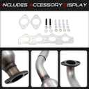 Front & Rear Catalytic Converter for Hyundai Elantra 2004 2005 2006 2.0L, Stainless Steel High Performance (EPA Compliant)