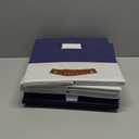 Temary Cube Storage Bins 7-Pack Foldable Cube Baskets for Clothes Shelf Storage Basket with Handles, Storage Box Fabric Storage Organizer Bins for Home (White&Blue, 13x15x13 Inch)