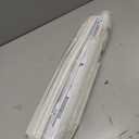 LazBlinds No Drill TDBU Roman Shades, Blackout - White, 20" W x 72" H