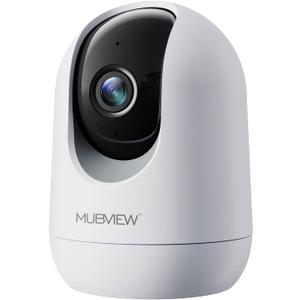 Indoor Security Camera 2K, Pet Camera with Phone App, WiFi Cameras for Home Security Camera for Dog/ Baby Monitor/Elder Pan Tilt, 5/2.4GHz, 24/7, 2-Way Talk, Human Detection, Motion Tracking, Cloud