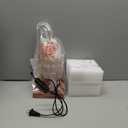 Candle Warmer Lamp, Candle Lamp Wax Warmer, Timer & Dimmer 7-Levels, Compatible All Jar Candles, Top Melting, Glass Candle Heater Lamp for Scented Wax, Elegant Home Decoration, Pink Flower