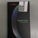 TORRAS 360 Magnetic Stand for iPhone 17 Pro Case, [Fit for MagSafe] [Rotatable Ring Kickstand] [4X MilGrade Shockproof] Slim Phone Cover, Camera Button, Crystal Clear, Transparent, Ostand O3 Fitness