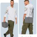 Compact All in One Carrying Case for Nintendo Switch 2 2025, Hard Shell Organizer Box for Switch 2 Accessory Compatible with Pro Controller Dock, with 18 Game Card Slots, Hard Shell Travel Bag, Grey