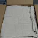 100% Blackout Shield Blackout Curtains for Bedroom 84 Inches Long, Back Tab/Rod Pocket Living Room Drapes, Thermal Insulated Blackout Curtains 2 Panels Set, 50" W x 84" L, Cream