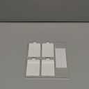 TAILI Picture Hangers 4 Pcs, Damage Free Picture Hangers for WallsAdhesive Picture Hanging Hooks Without NailsArt Hanger for Bathroom Kitchen Home Door Closet, Inclue 2 Extra Strips