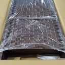 Room Divider 8 Panel Folding Privacy Divider 6 Ft Indoor Wall Divider Portable Partition Wood Screen, Brown