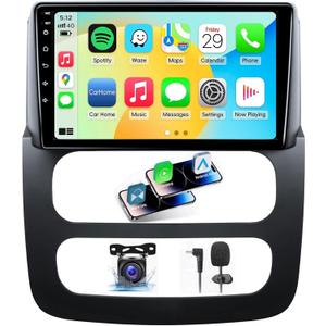 [4+64G] Android 13 Car Stereo with Wireless Apple Carplay & Android Auto for Dodge Ram 1500 2500 3500 2003 2004 2005 9" Touchscreen Radio Upgrade with AHD Camera,GPS Navigation,SWC,WiFi,FM,Bluetooth