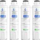 MIWF6200 Water Filter Replacement Compatible with Midea MF-2008-R2, Sharp SJWF200, Zline MIWFT2100, Insignia NS-WF26SS0-1 Twist-in Refrigerator Water Filter (4 Pack)