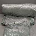 Felicia All Season Reversible Velvet Comforters - Twin/Twin XL, Diamond Quilted, Microfiber, Green 3 Piece Set