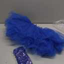 Zhanmai 5 Layered Tutu Skirt for Kids Tulle Tutu Skirt with Tube Socks Princess Runners Costumes Cosplay for Girls Kids (Dark Blue)