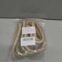 Durable Slip Leads for Dogs, Heavy Duty Strong Rope Slip Leash for Large, Medium Dogs No Pull Training Leashes (Khaki, 1/2" x 6 FT (30~120 lbs.))