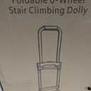 Upgraded Stair Climbing Cart, 280Lbs Heavy Duty Folding Hand Truck Dolly, Folding Shopping Cart, Portable Personal Stair Climbing Dolly with Bag for Moving, Luggage, Groceries, Travel, Office