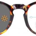 OKH Photochromic Progressive Multifocus Reading Glasses for Men Women Anti Blue Light Transition Multifocal Computer Readers (Tortoiseshell)