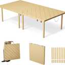 Low Picnic Table, Portable Folding Table (60"x30"), 60" x 30" x 17"