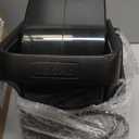 Lasko Portable Utility Fan, 12 289 CFM Pivoting High Velocity Air Mover Blower Fan, 3 Speeds, 2 Accessory Outlets 120V, Black, U12104