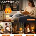 Candle Warmer Lamp - Electric Candle Warmers with Timer Dimmer Height Adjustable Wax Melt Warmer for Jar Candles, Blown Art Glass Warming Lamp Housewarming & Birthday Gifts for Mom Women