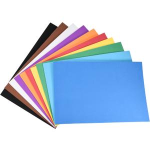 MECCANIXITY Colorful EVA Foam Sheets Self Adhesive 7.8 x 11.8 Inch 1.8mm Thickness for Crafts DIY, 4 Set