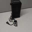 Small Space Heater for Indoor Use, Fast Heating Portable Desk Heater, Dual Power Modes, Timer & Overheat Protection – Personal Space Heater for Bedroom, Office, Home (BLACK)