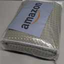 PANGSINNE Sage Green Shower Curtain - Waffle Weave Fabric Heavy Duty for Bathroom, Water Repellent Weighted 256GSM Hotel Quality Machine Washable Bath Curtains with 12 Hooks, 72Wx72H