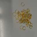 100PCS Gold Swivel Clasps Lanyard Snap Hooks with Key Rings, Key Chain Clip Hooks Lobster Claw Clasps for Keychains Jewelry DIY Crafts