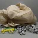 ZEEBABA Beige Baby Playpen 59x59 in, Playpen for Babies and Toddlers, Play Pen for Kids, Play Yard for Infants with Gate (Without mat)