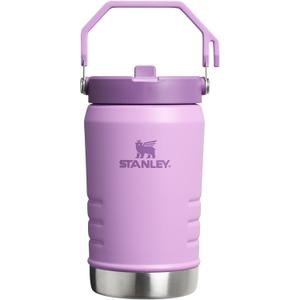 STANLEY IceFlow 2.0 Flip Straw Jug with Handle 40 oz | Twist On Lid and Flip Up Straw | Leakproof for Travel and Sports | Insulated Stainless Steel |BPA-Free | Lilac