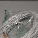 Smolink Ethernet Cable 25 FT, Cat 8 Ethernet Cable 2000Mhz 40Gbps, Internet Cable Professional Flat LAN Cable SFTP Patch Cord with Gold Plated RJ45 Connector for Router Modem, White