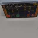 Marchpower 46 Stars Curtain Lights, Battery Operated Christmas Star Window Lights - Warm White with Timer & Memory Function & 8 Modes, IP65 Waterproof for Indoor Window Decoration