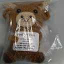 Mini Funny Positive Highland Cow, Knitted Wool Cow Toy with Positive Card - Creative Cute Crochet Doll Emotional Support Cheer Up Keepsake Gift for Friends, Women, Student, Christmas (Cow)