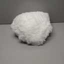 1 Pc Barn Recycled Fluffy Faux Fur Throw Blanket White 45" x 60"