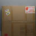 Square Wall Mirror 24 inch Silver Beveled Edge Gold Frame Luxury Art Decor