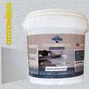 Epoxy Colored Sand Floor Paint, Epoxy Floor Paint High Gloss Marble Effect Coating for Indoor and Outdoor, Wear-resistant and non-slip Self-leveling Coating White 35OZ(1KG)