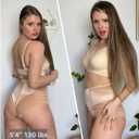 WOWENY Womens Underwear Tummy Control Underwear for Women High Waisted Shapewear Mesh Seamless Butt Lifter Panties (XL)