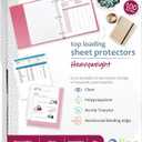 C-Line Top Loading Heavyweight Poly Sheet Protectors, Clear, 8.5 x 11 Inches, 100 per Box (62023)