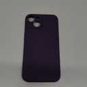 Miracase Liquid Silicone Case Designed for iPhone 14 Case 6.1 inch Dark Purple | with Screen Protector, Upgraded Enhanced Camera Protection, Shockproof, with Microfiber Lining