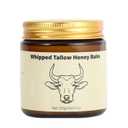 Whipped Tallow Honey Lip Balm, Tallow Honey Body Balm, Grass-Fed Tallow Skin Cream Body Moisturizer, Deeply Moisturizing and Nourishing for Dry Skin, Suitable for Dry, Chapped Skin