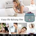 Electric Wax Melt Warmer 4-in-1 Candle Warmer for Scented Wax Melter Cute Ceramic Fragrance Wax Burner for Home Office Bedroom Deco Gift for Women Dark Blue