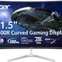 Acer Nitro 31.5" FHD 1920 x 1080 1500R Curved PC Gaming Monitor | AMD FreeSync Premium | Up to 165Hz Refresh | 1ms VRB | VESA Mountable | 1 x Display Port 1.2 & 2 x HDMI 1.4 | EDA320Q PBIIPX