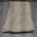 Guken Pinch Pleated Linen Curtains 100 Inches Long Natural Cream Beige Semi Sheer Textured Light Filtering Window Curtain for Living Room Bedroom Pinch Pleat Drapes with Hooks Rings 2 Panels 40x100