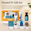 Pampering Gift for Women - Self Care Valentine's Day Gifts Set, 6 Travel Size Essentials, Moroccan Argan Oil, Beef Tallow, Avocado Oil, Shea Butter, Bath Salt, Candle, Hair & Hand Repair, Foot Cream