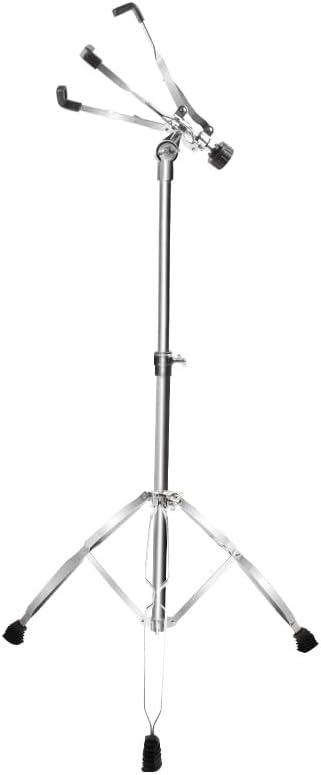 Snare Drum Stands, can be used standing up, mute drum pad holder, double support, suitable for drums with diameters of 10-14 inches, drum pads, height range of 26-40 inches